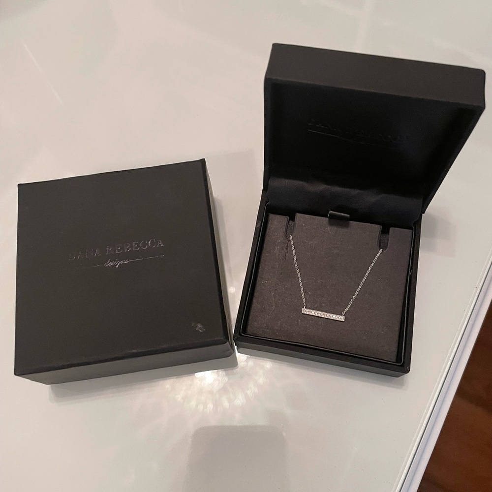 Dana Rebecca Sylvia Medium Bar Necklace